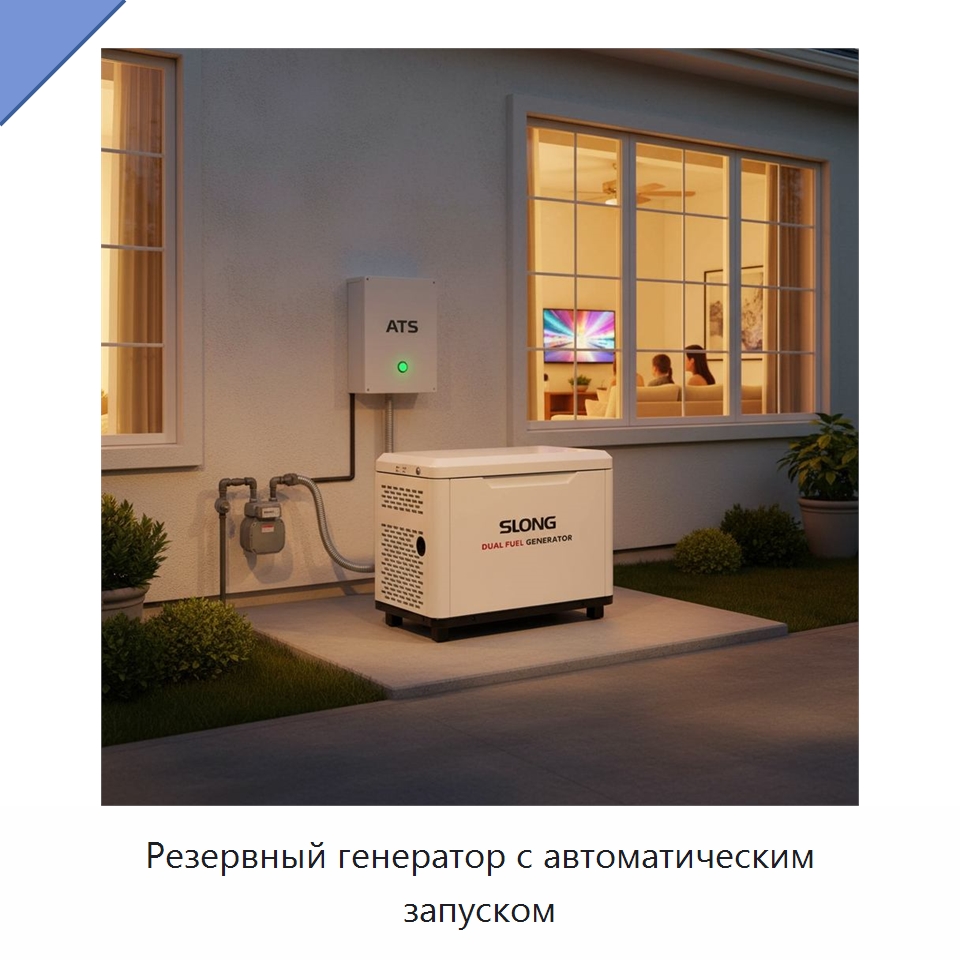 Резервный генератор с автоматическим запуском — Газотурбинные генераторы