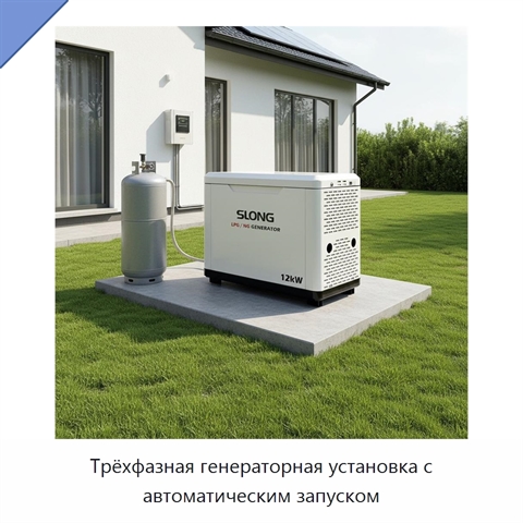 Трёхфазная генераторная установка с автоматическим запуском