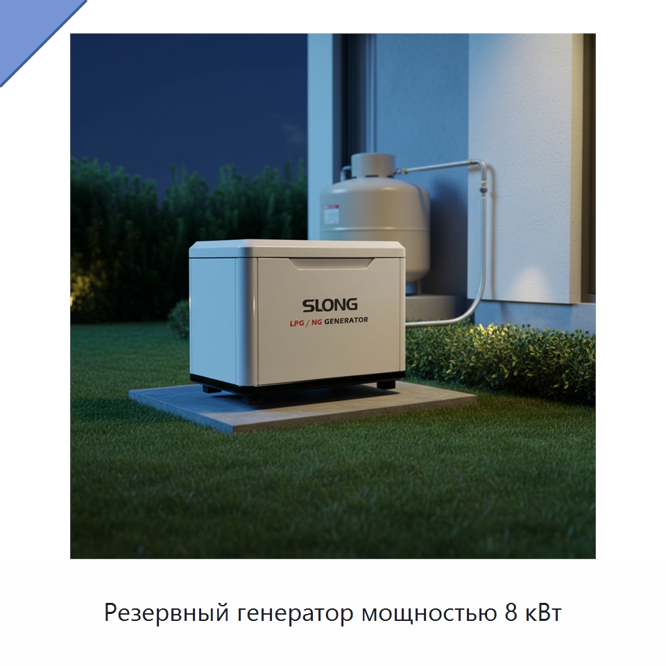 Резервный генератор мощностью 8 кВт — Бензиновые генераторы