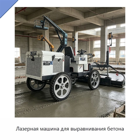 Лазерная машина для выравнивания бетона