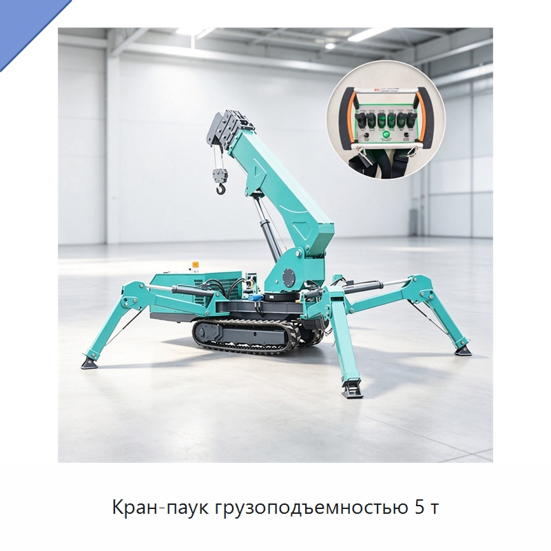 Кран-паук грузоподъемностью 5 т — Краны
