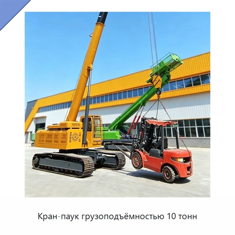 Кран-паук грузоподъёмностью 10 тонн