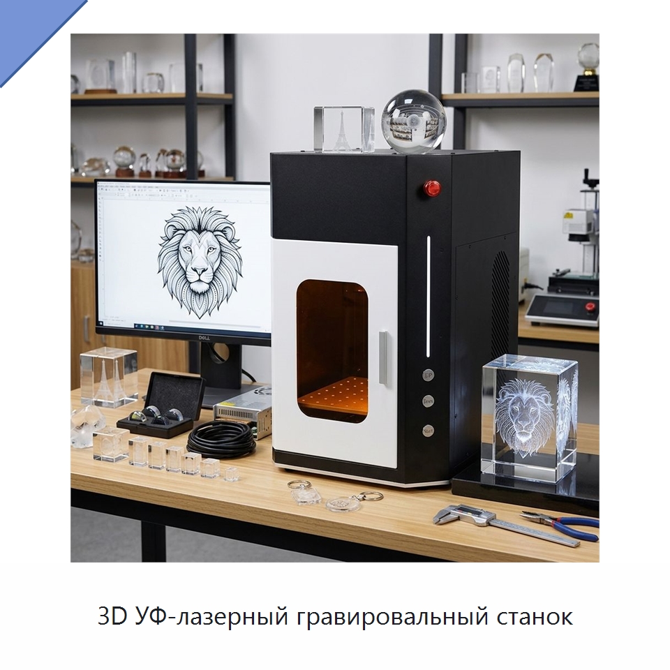3D УФ-лазерный гравировальный станок — Лазерные гравировальные станки