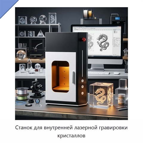 Станок для внутренней лазерной гравировки кристаллов