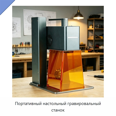 Портативный настольный гравировальный станок