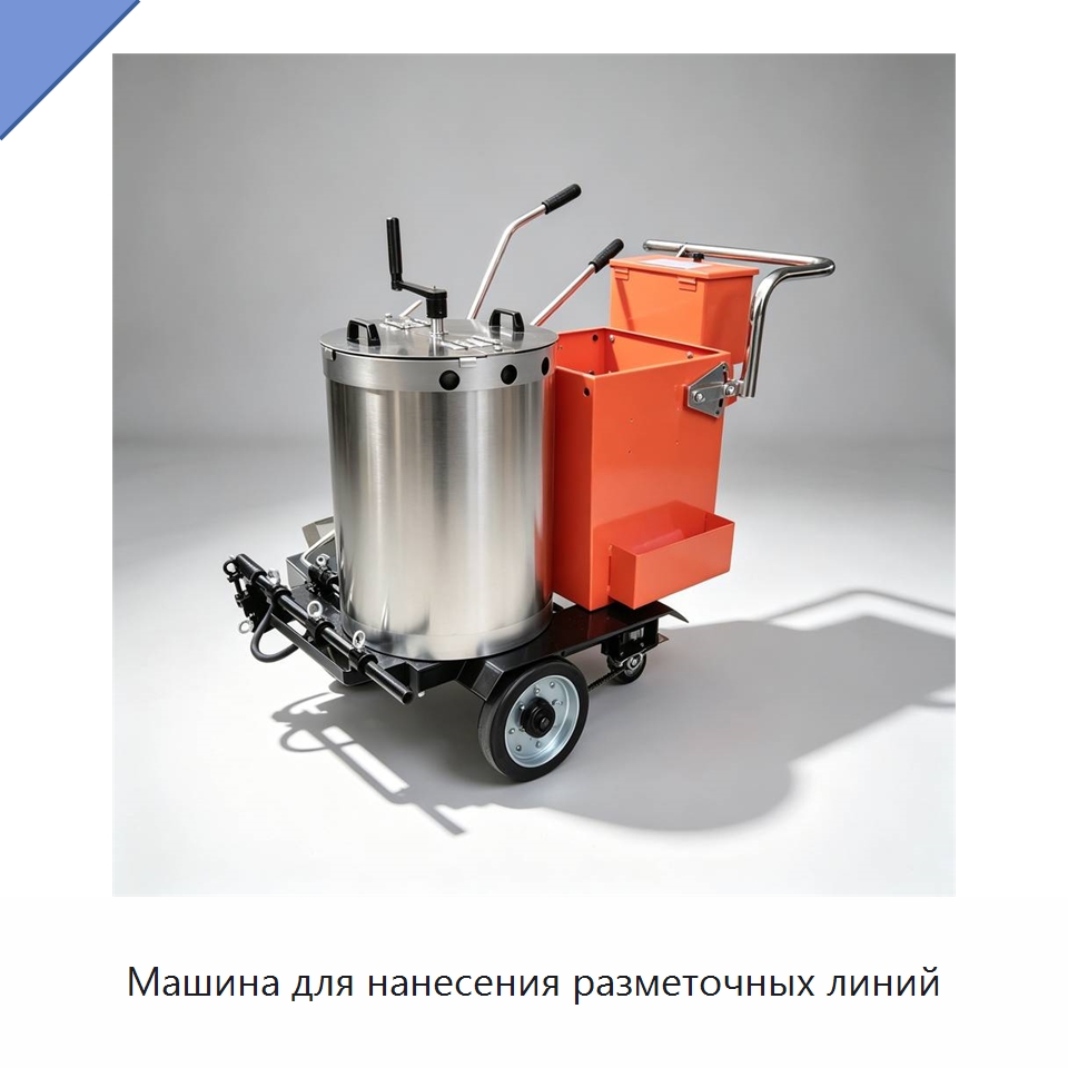 Машина для нанесения разметочных линий — Дорожная техника