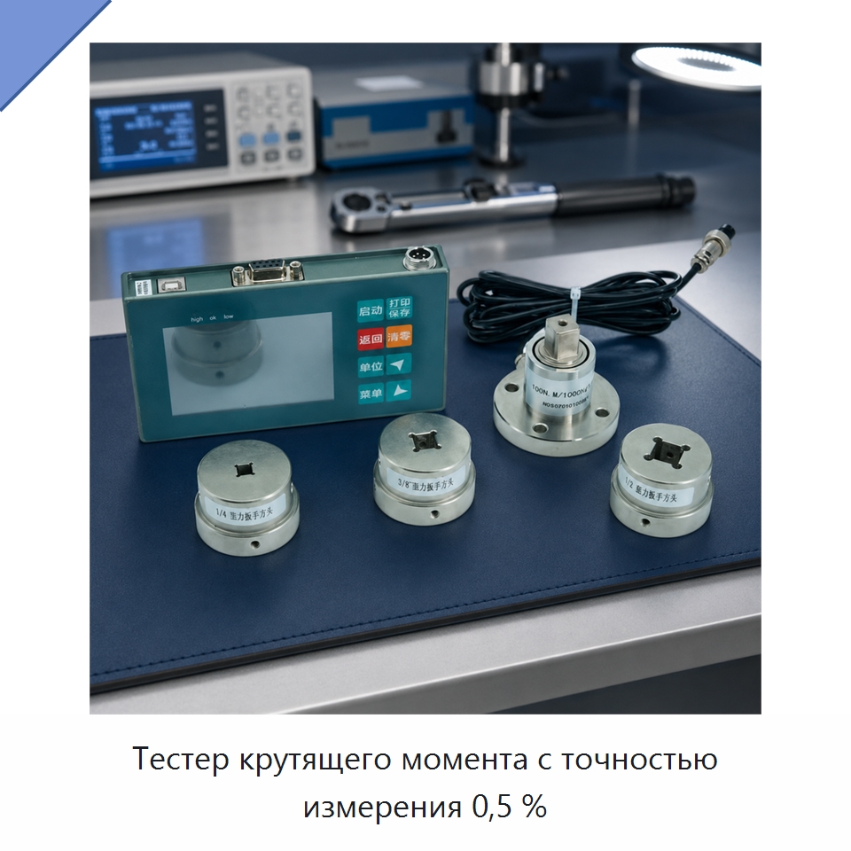 Тестер крутящего момента с точностью измерения 0,5 % — Специальный инструмент