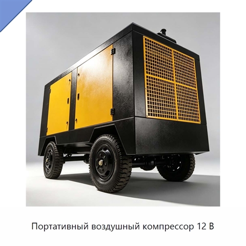 Портативный воздушный компрессор 12 В