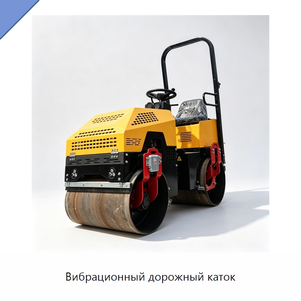 Вибрационный дорожный каток — Дорожная техника