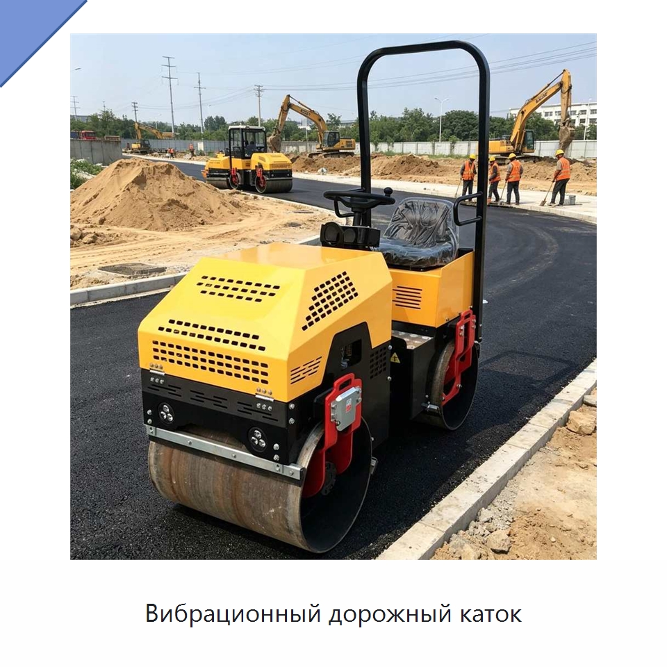 Вибрационный дорожный каток — Дорожная техника
