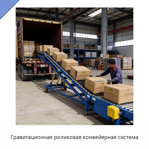 Гравитационная роликовая конвейерная система