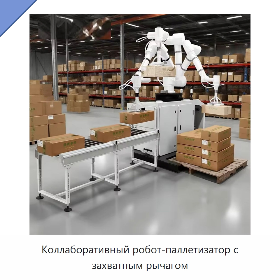 Коллаборативный робот-паллетизатор с захватным рычагом — Коллаборативные роботы
