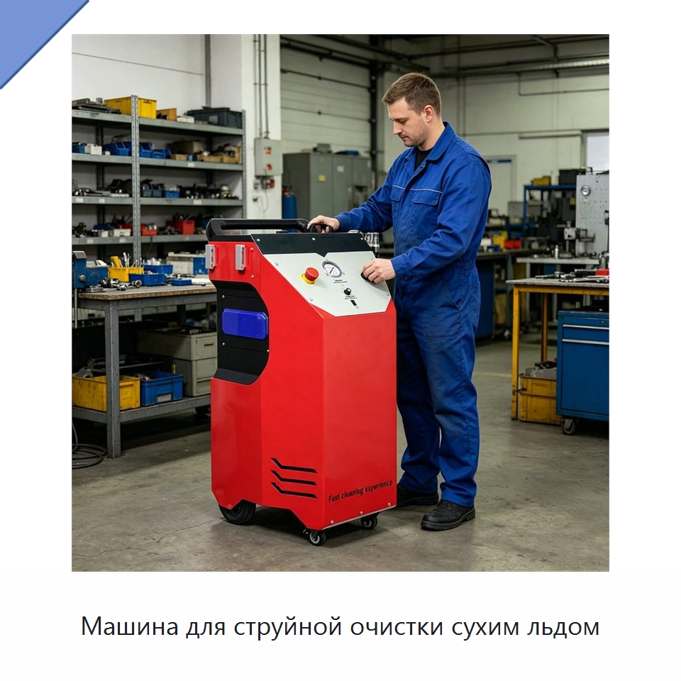 Машина для струйной очистки сухим льдом — Специальное оборудование для производства строительных материалов