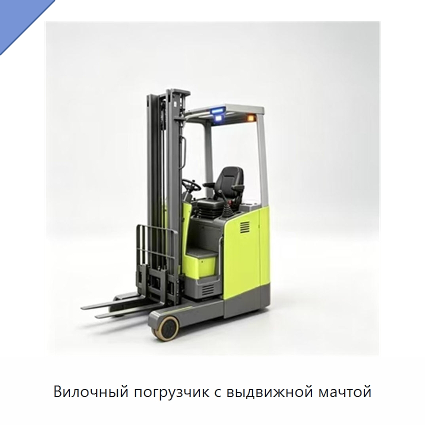 Вилочный погрузчик с выдвижной мачтой — Вилочные погрузчики