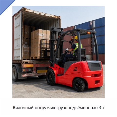 Вилочный погрузчик грузоподъёмностью 3 т