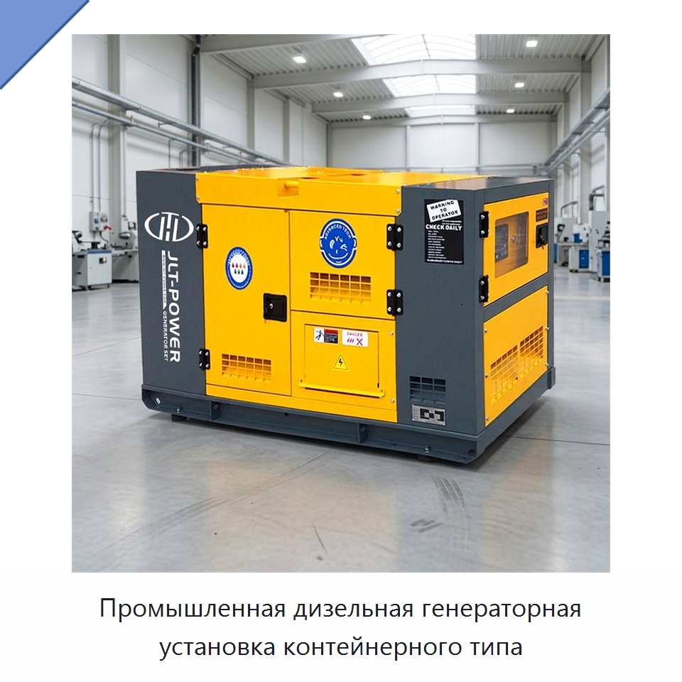 Промышленная дизельная генераторная установка контейнерного типа — Дизельные генераторы