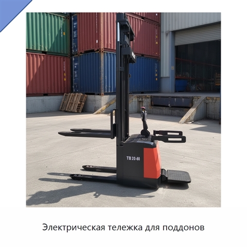 Электрическая тележка для поддонов
