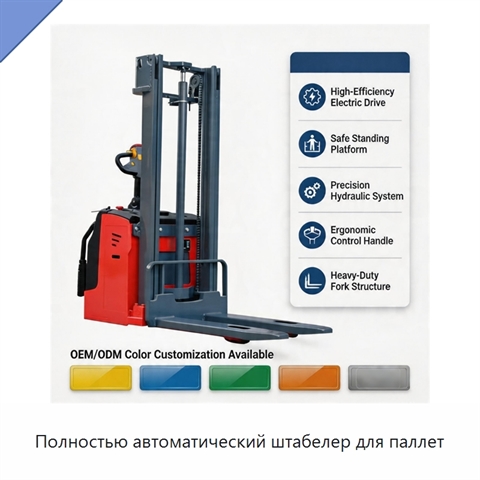 Полностью автоматический штабелер для паллет