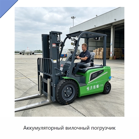 Аккумуляторный вилочный погрузчик
