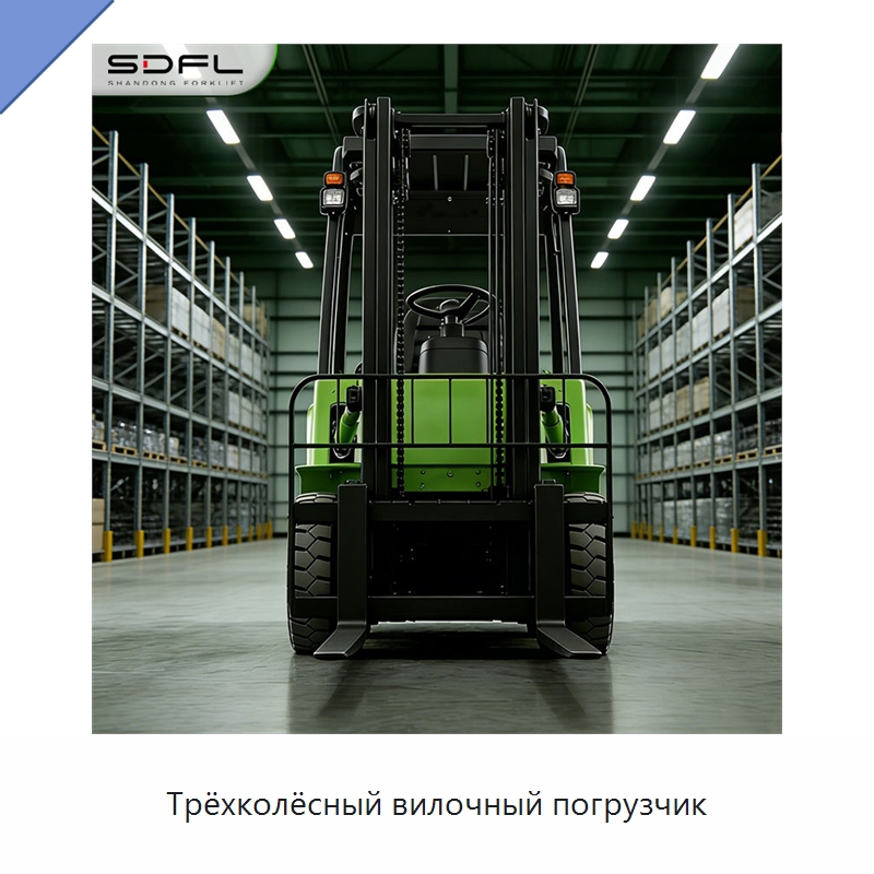 Трёхколёсный вилочный погрузчик — Вилочные погрузчики