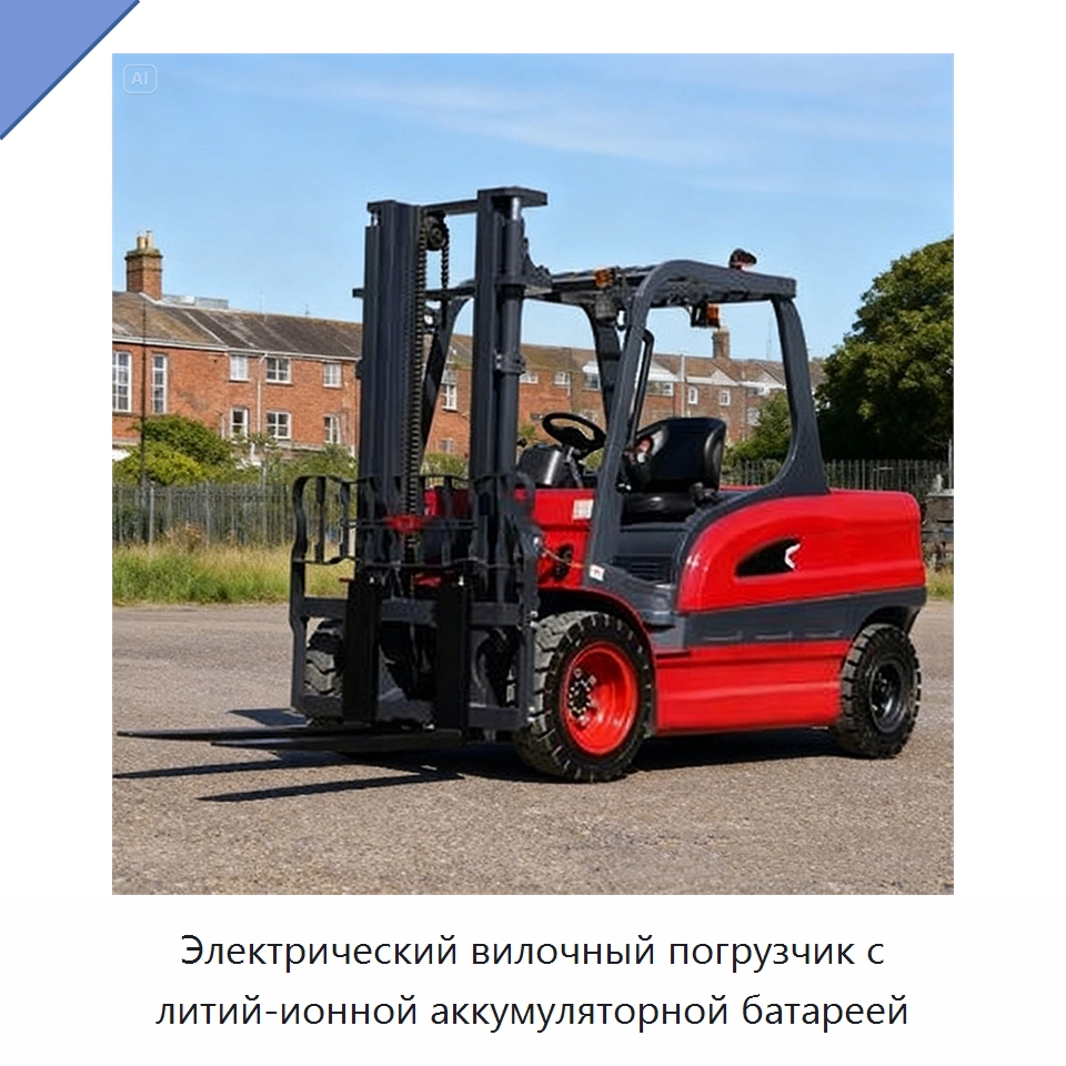 Электрический вилочный погрузчик с литий-ионной аккумуляторной батареей — Вилочные погрузчики