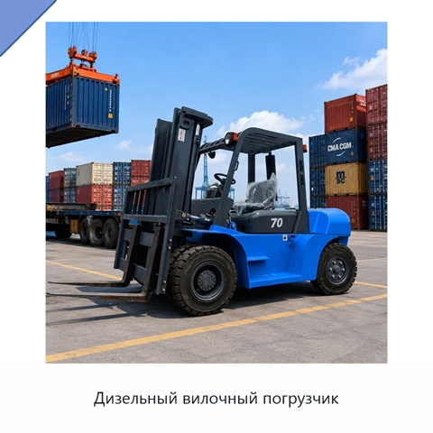 Дизельный вилочный погрузчик