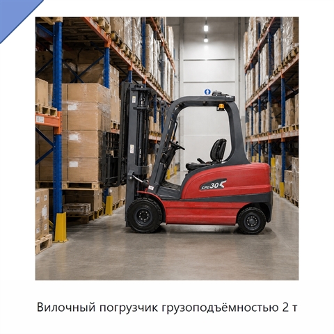 Вилочный погрузчик грузоподъёмностью 2 т