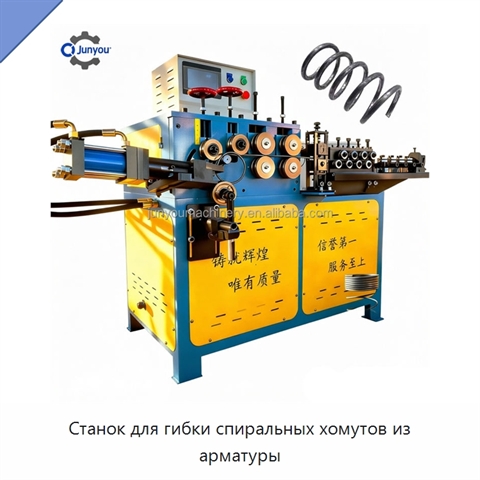 Станок для гибки спиральных хомутов из арматуры