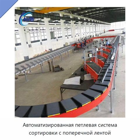 Автоматизированная петлевая система сортировки с поперечной лентой