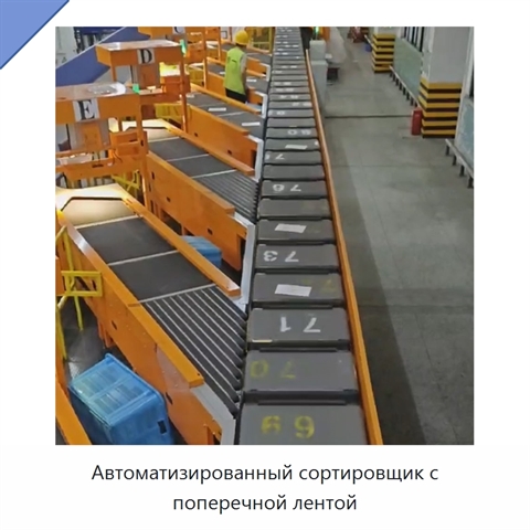 Автоматизированный сортировщик с поперечной лентой