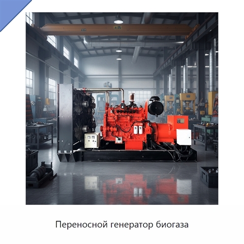 Переносной генератор биогаза
