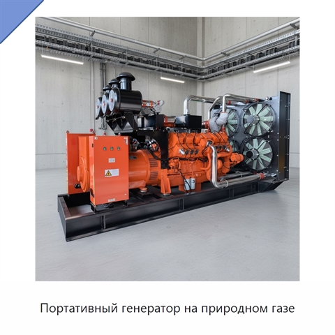 Портативный генератор на природном газе