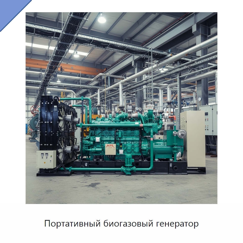 Портативный биогазовый генератор — Газотурбинные генераторы