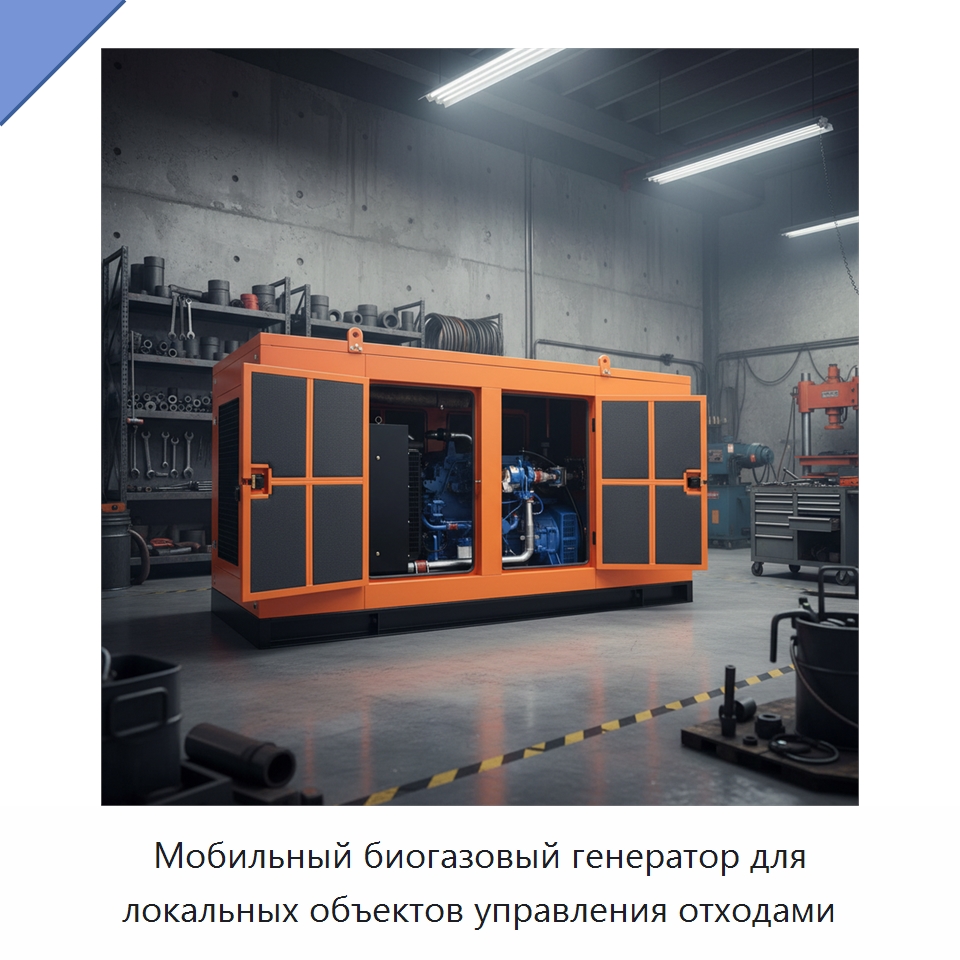 Мобильный биогазовый генератор для локальных объектов управления отходами — Газотурбинные генераторы