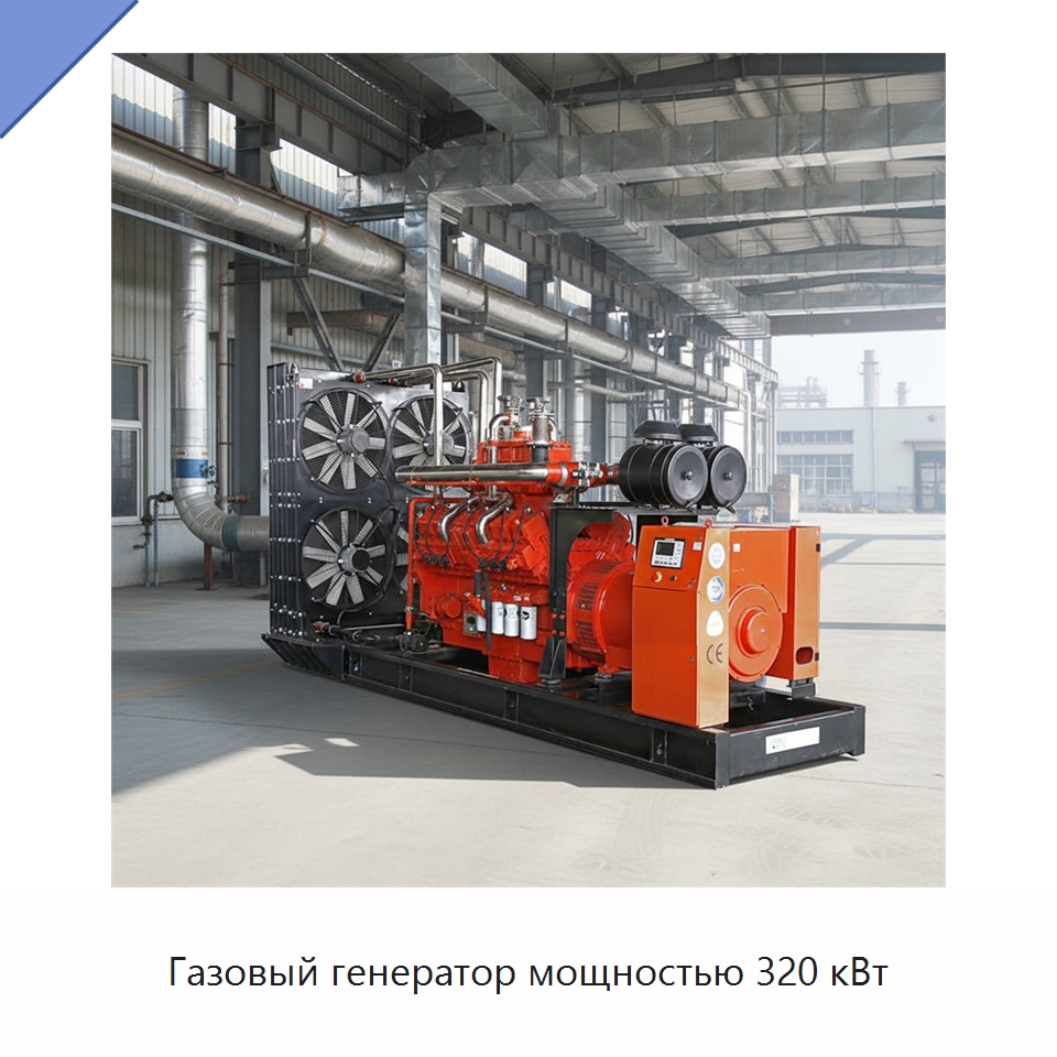 Газовый генератор мощностью 320 кВт — Газотурбинные генераторы