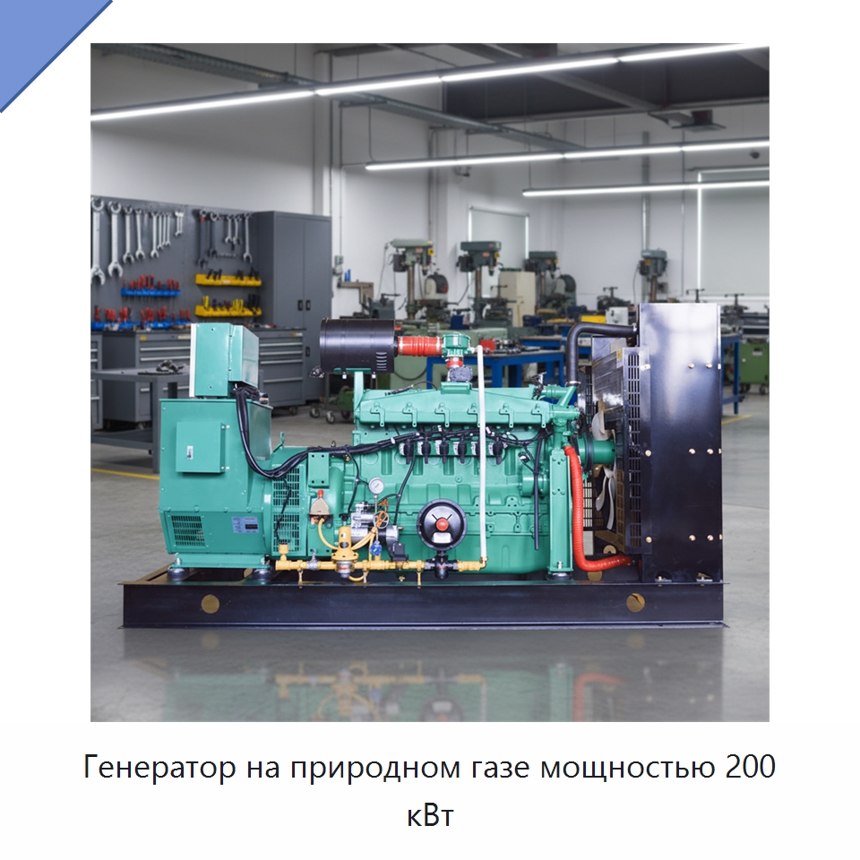 Генератор на природном газе мощностью 200 кВт — Газотурбинные генераторы