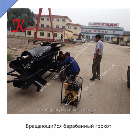 Вращающийся барабанный грохот