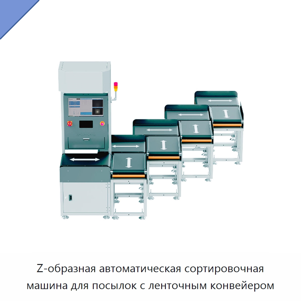 Z-образная автоматическая сортировочная машина для посылок с ленточным конвейером — Ленточный конвейер