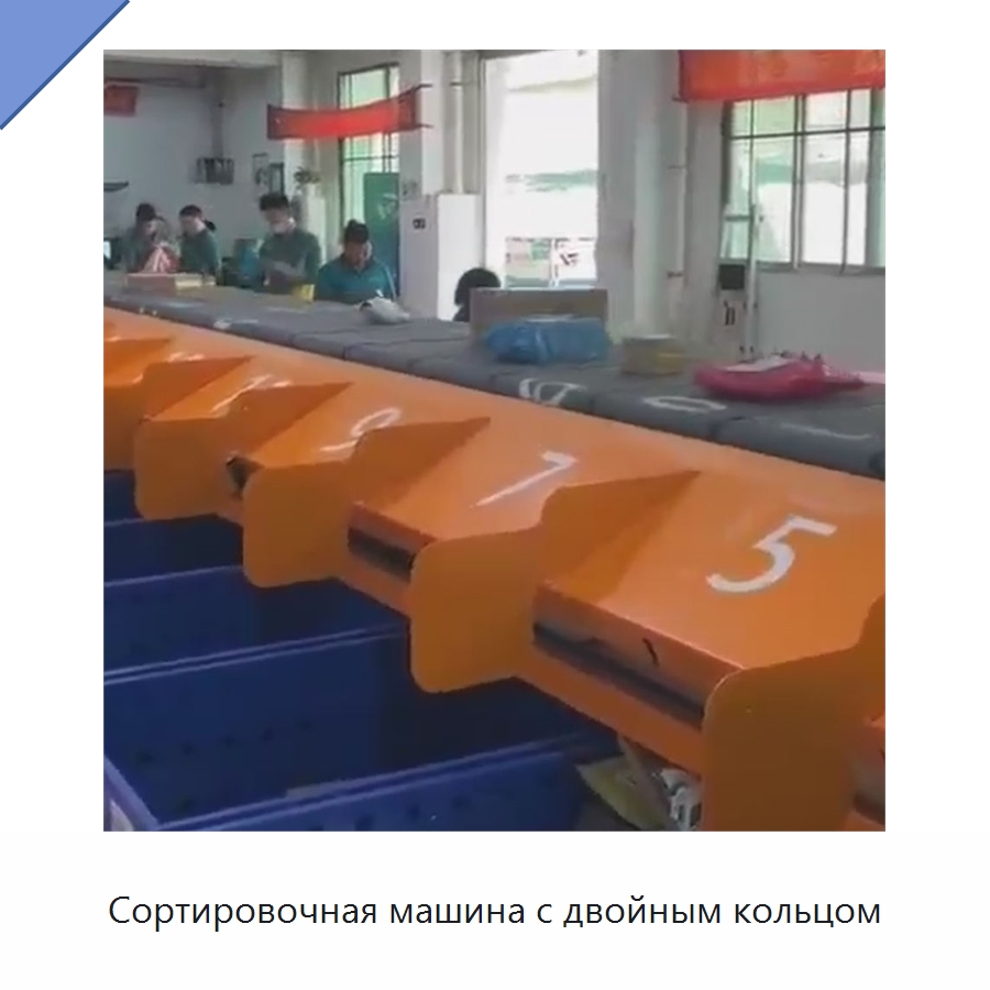 Сортировочная машина с двойным кольцом — Подъемно-транспортное и складское оборудование