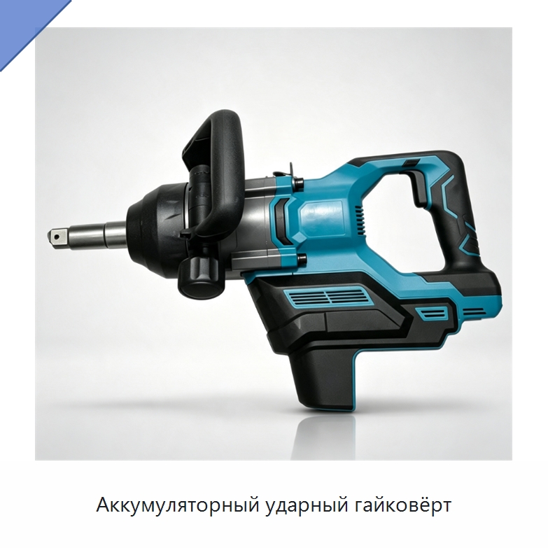 Аккумуляторный ударный гайковёрт — Гайковёрты