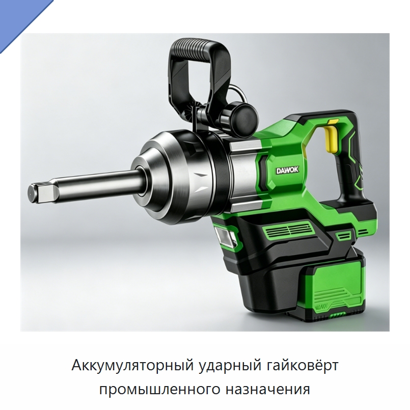 Аккумуляторный ударный гайковёрт промышленного назначения — Гайковёрты