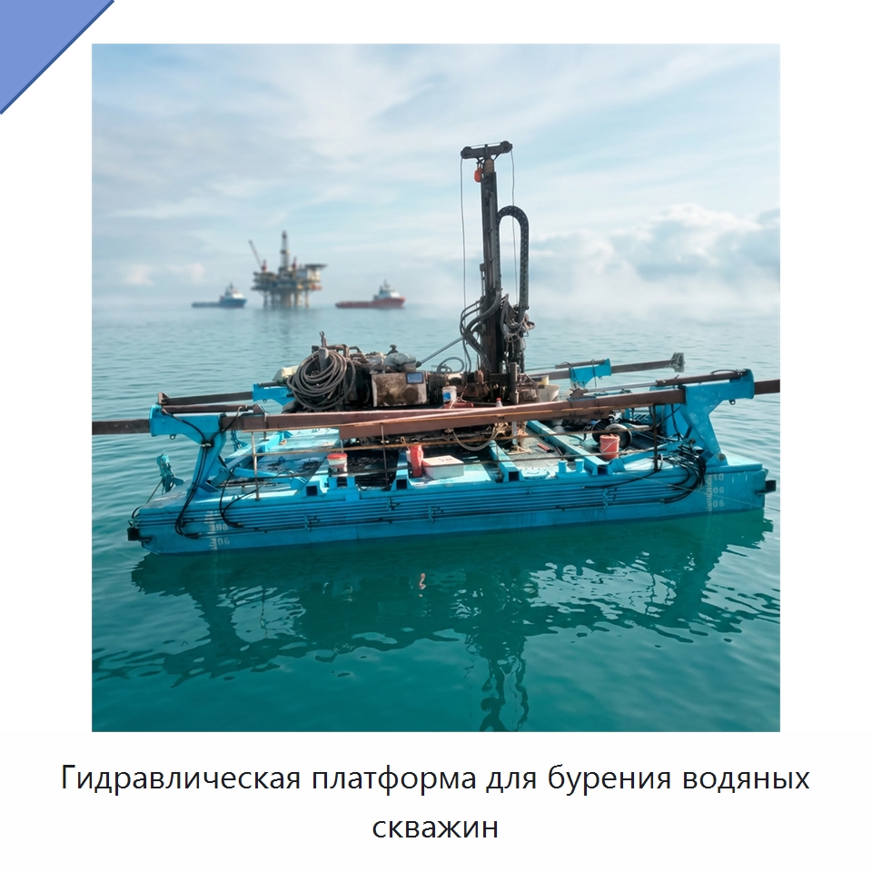 Гидравлическая платформа для бурения водяных скважин — Сваебойные установки