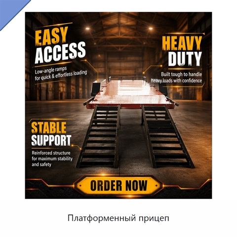 Платформенный прицеп