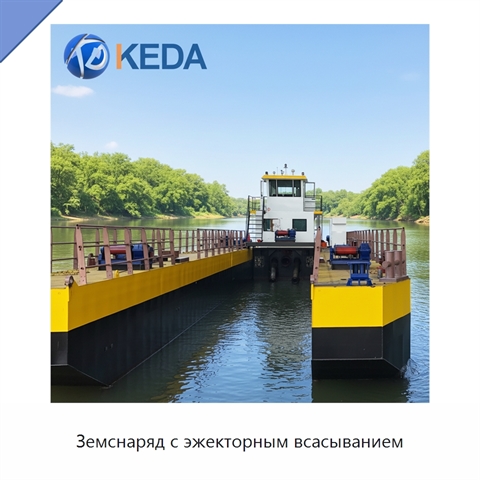 Земснаряд с эжекторным всасыванием