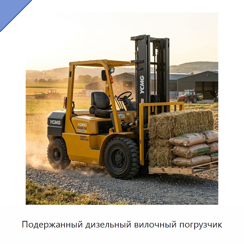 Подержанный дизельный вилочный погрузчик — Вилочные погрузчики