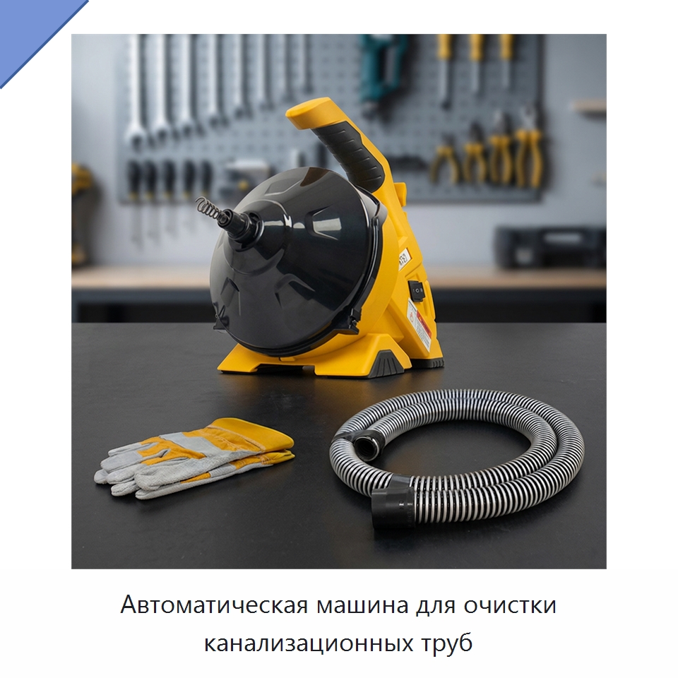 Автоматическая машина для очистки канализационных труб — Специальный электроинструмент