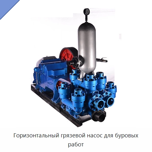 Горизонтальный грязевой насос для буровых работ — Нефтепромысловое оборудование