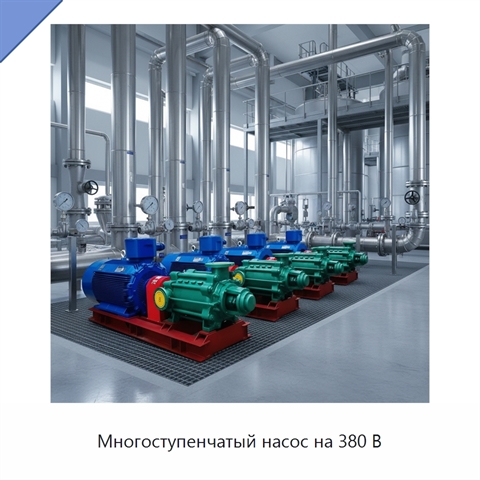 Многоступенчатый насос на 380 В