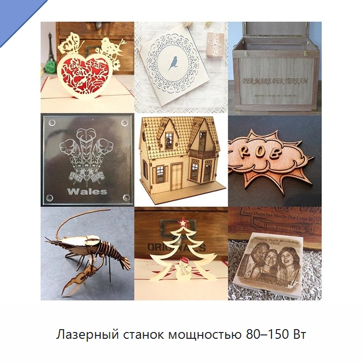 Лазерный станок мощностью 80–150 Вт — Лазерные гравировальные станки