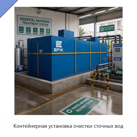 Контейнерная установка очистки сточных вод